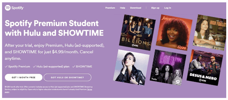 Showtime Student Discount