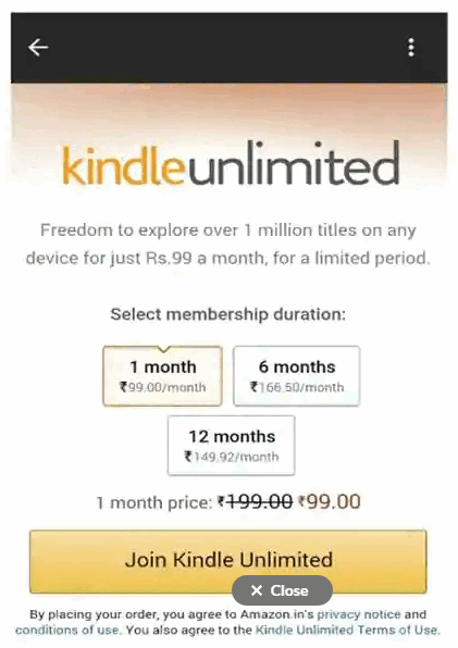 kindle unlimited for students