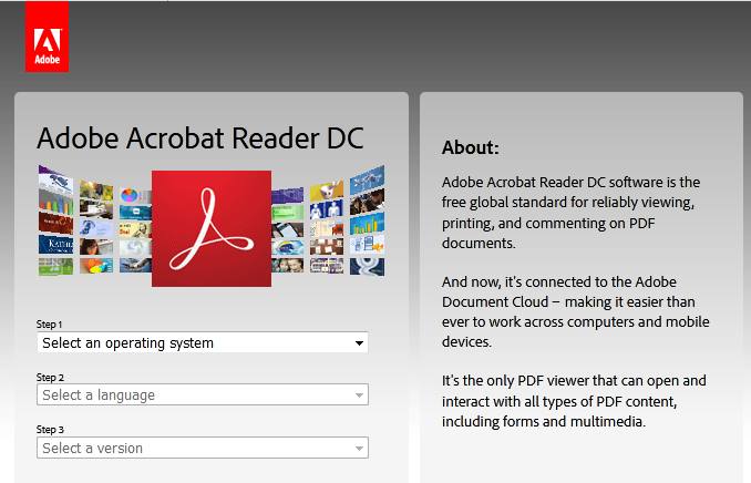 acrobat reader download students