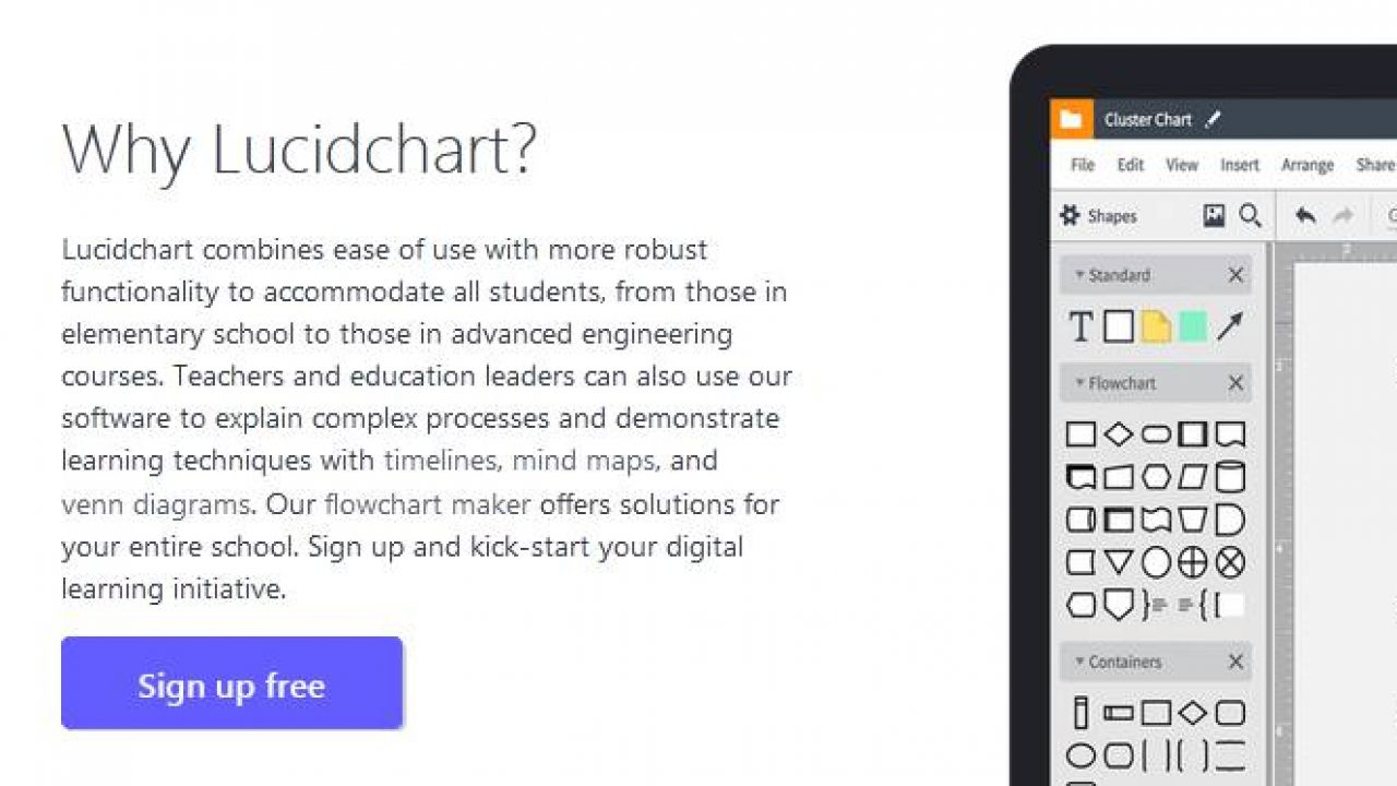 lucidchart free account features
