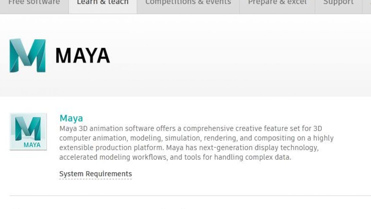 maya 3d modeling free