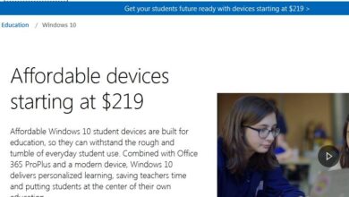 Windows 10 for students
