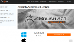 zbrush download student