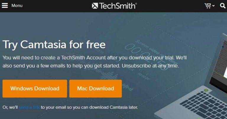 camtasia free trial