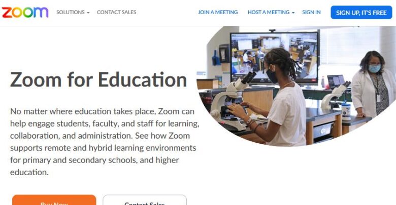 Zoom for students: Homepage