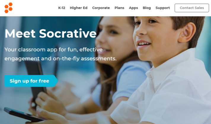 Socrative for students: Homepage