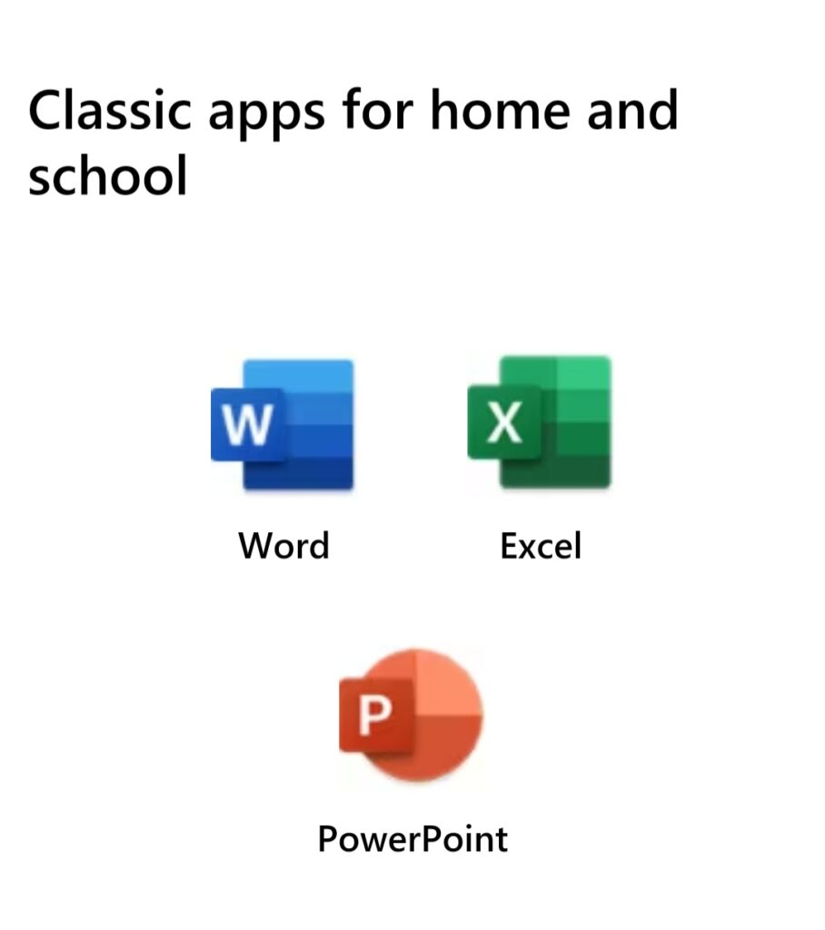 Office home and student 2021 apps 